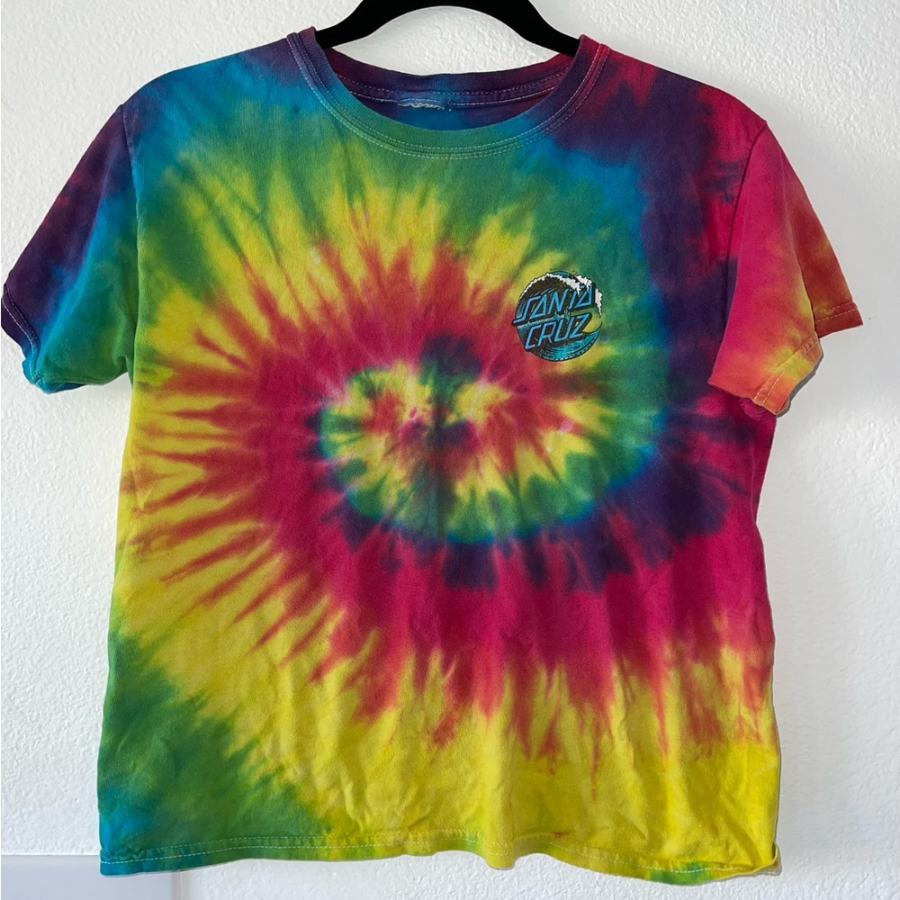 Santa Cruz tye dye Tshirt